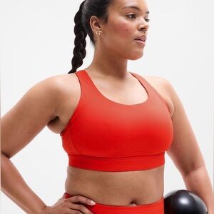 NWT ATHLETA Interval Sports Bra - 1X Cardinal